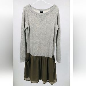 Deletta Anthropologie Dropwaist Sweatshirt Dress Size Medium